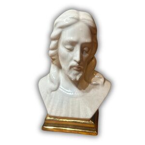 Vintage Jesus Bust Decor